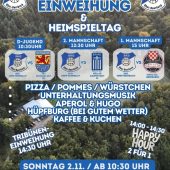 Flyer - Tribünen-Einweihung